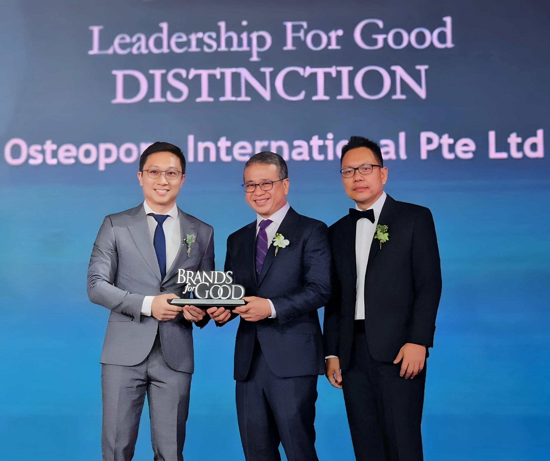 Osteopore receives Distinction Award in Leadership for Good